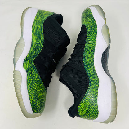 Jordan 11 Retro Low Green Snakeskin