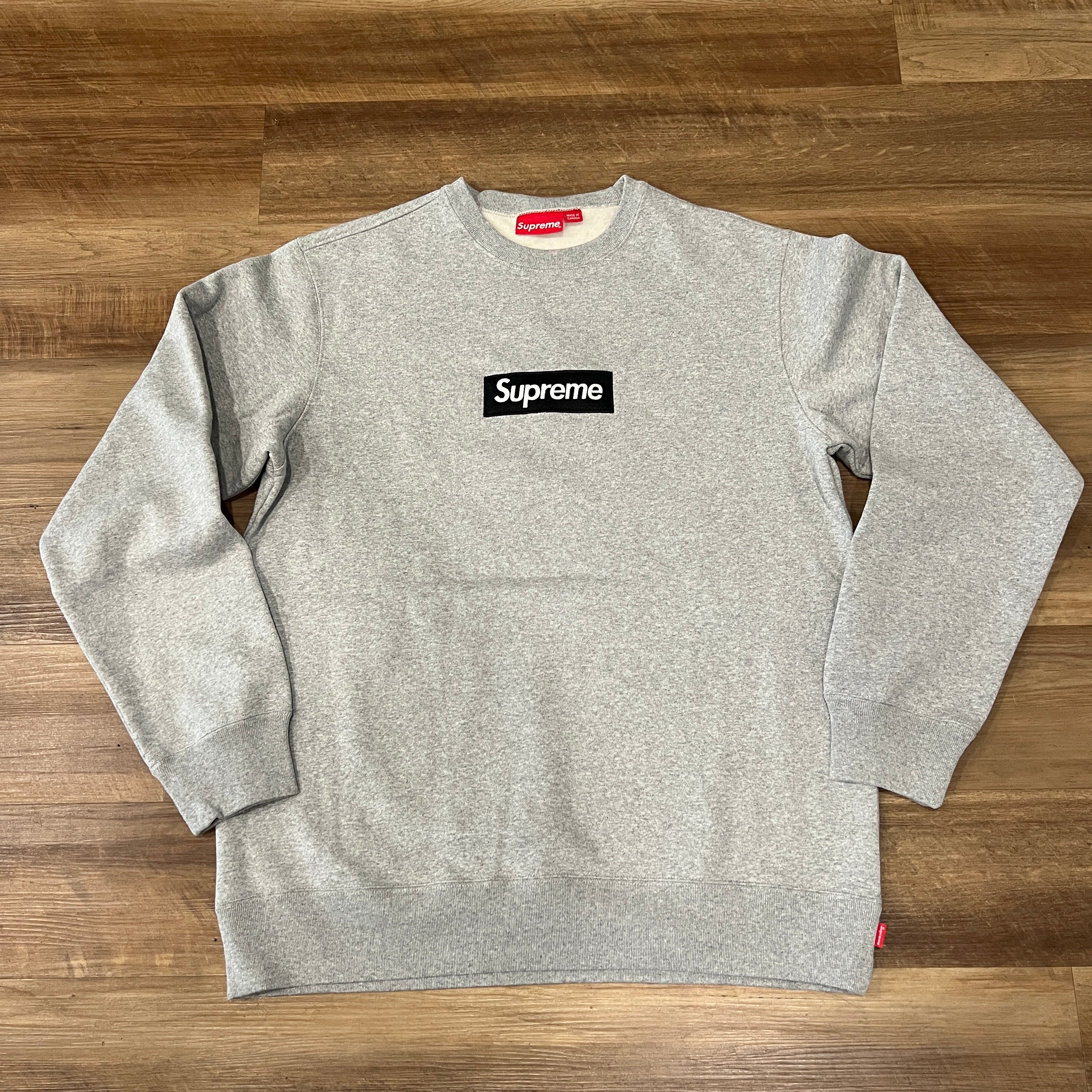 Supreme Box Logo Crewneck (FW22) Heather Grey – Holy Ground