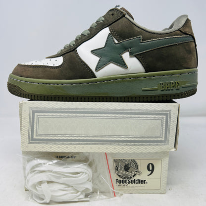 A Bathing Ape Bape Sta FS-001 Low Olive Drab