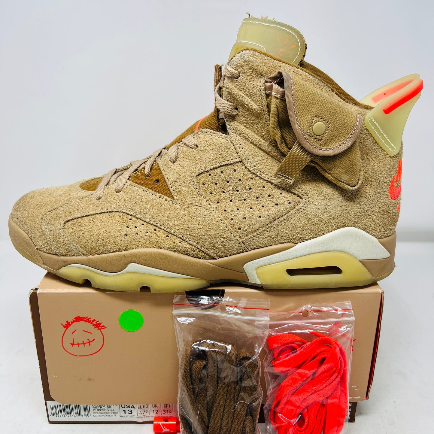 Jordan 6 Retro Travis Scott British Khaki