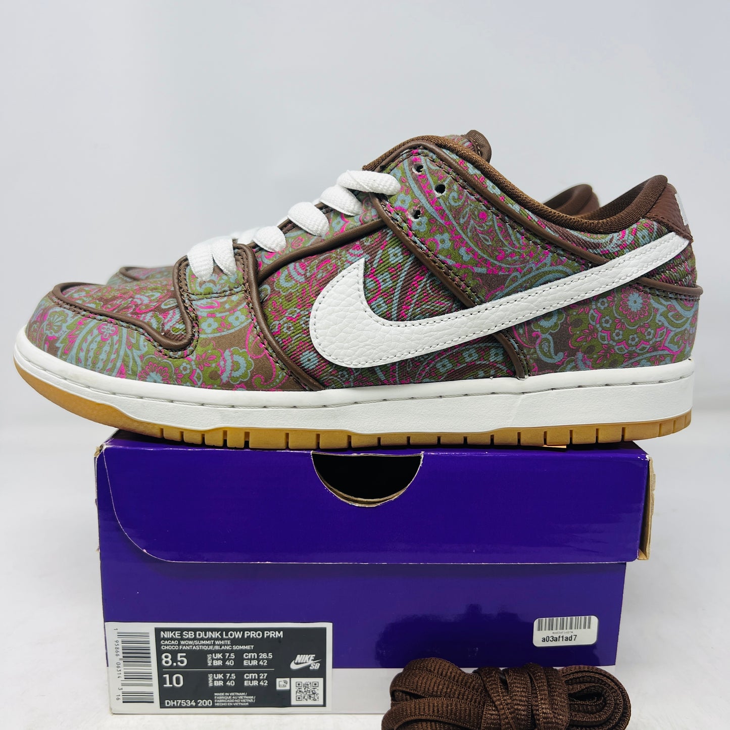 Nike SB Dunk Low Pro Paisley Brown