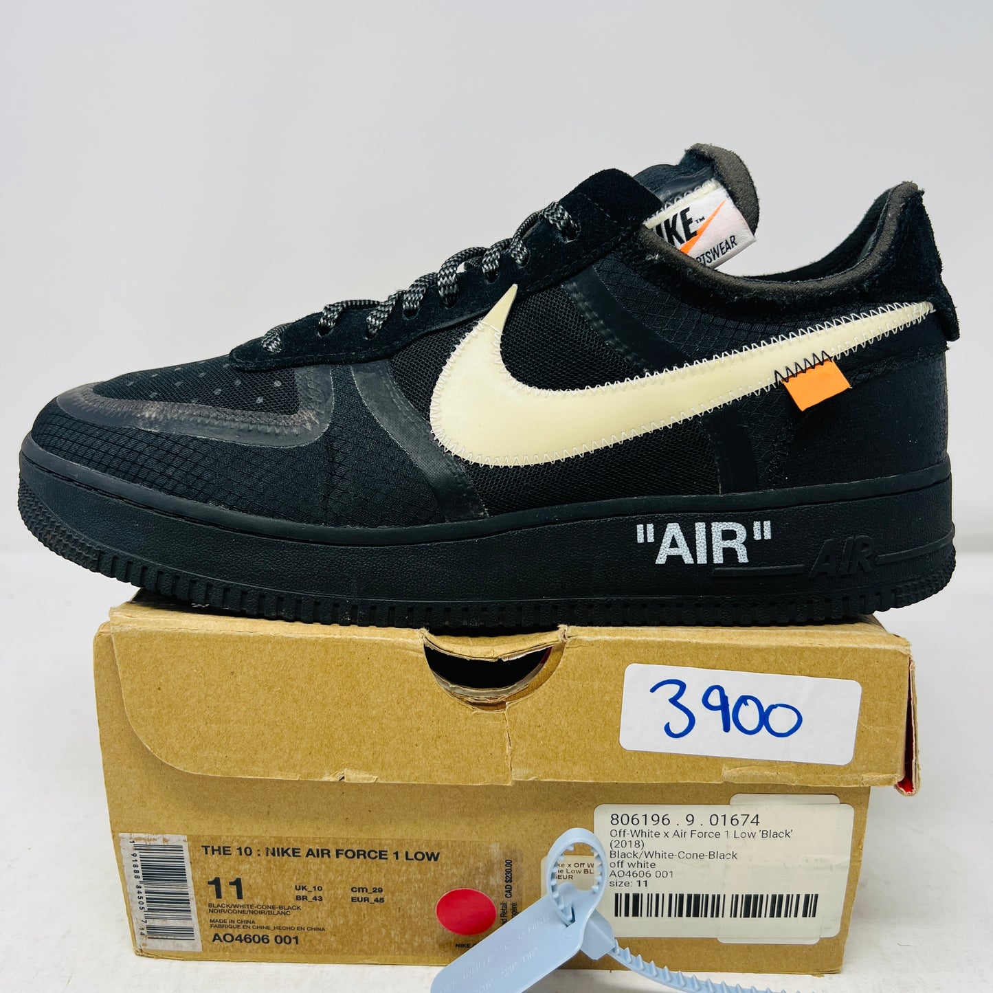 Nike Air Force 1 Low Off-White Black White