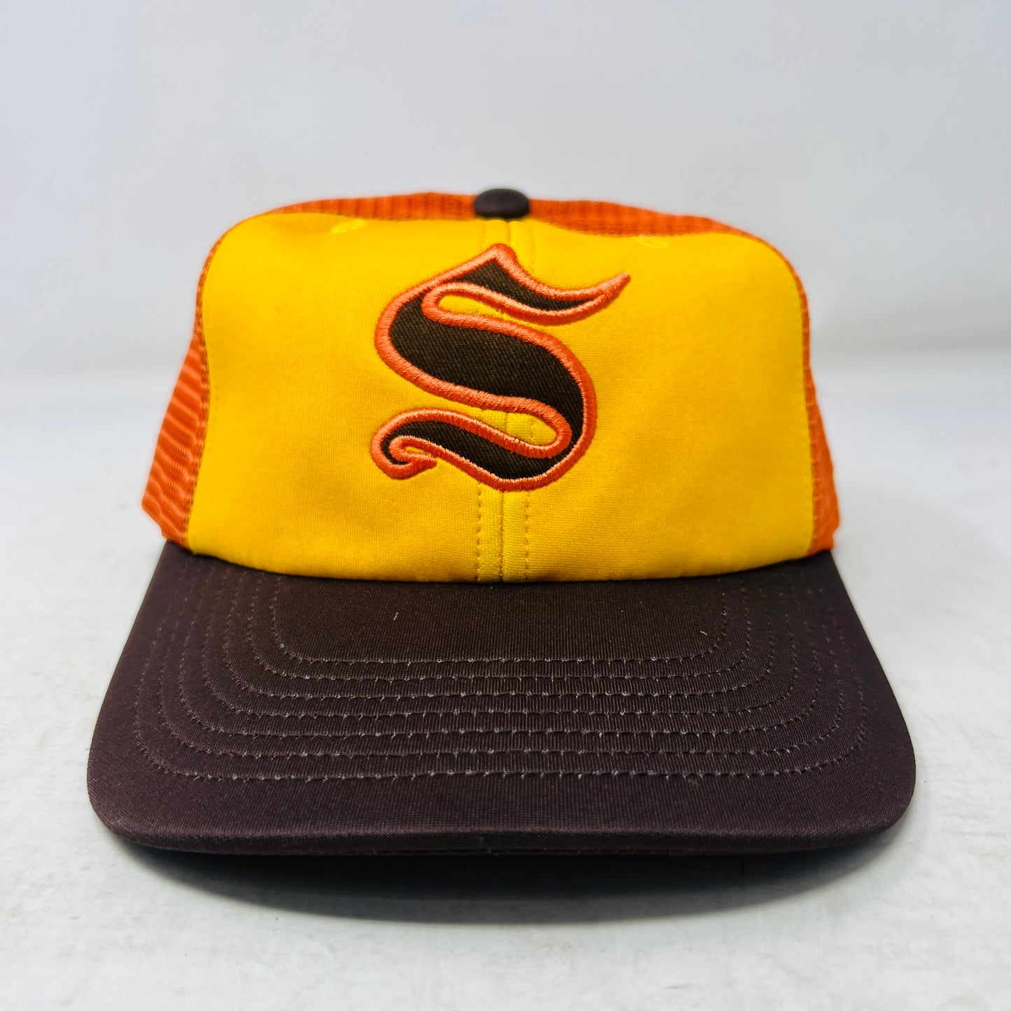 Supreme Contrast S Mesh Back 6-Panel Orange