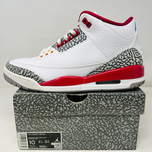 Jordan 3 Retro Cardinal Red