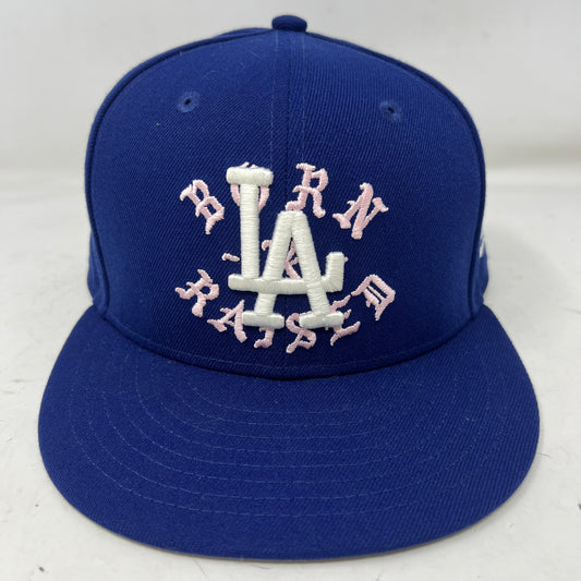 Nike SB Born X Raised New Era Dodgers Rocker Hat in Blue/Pink