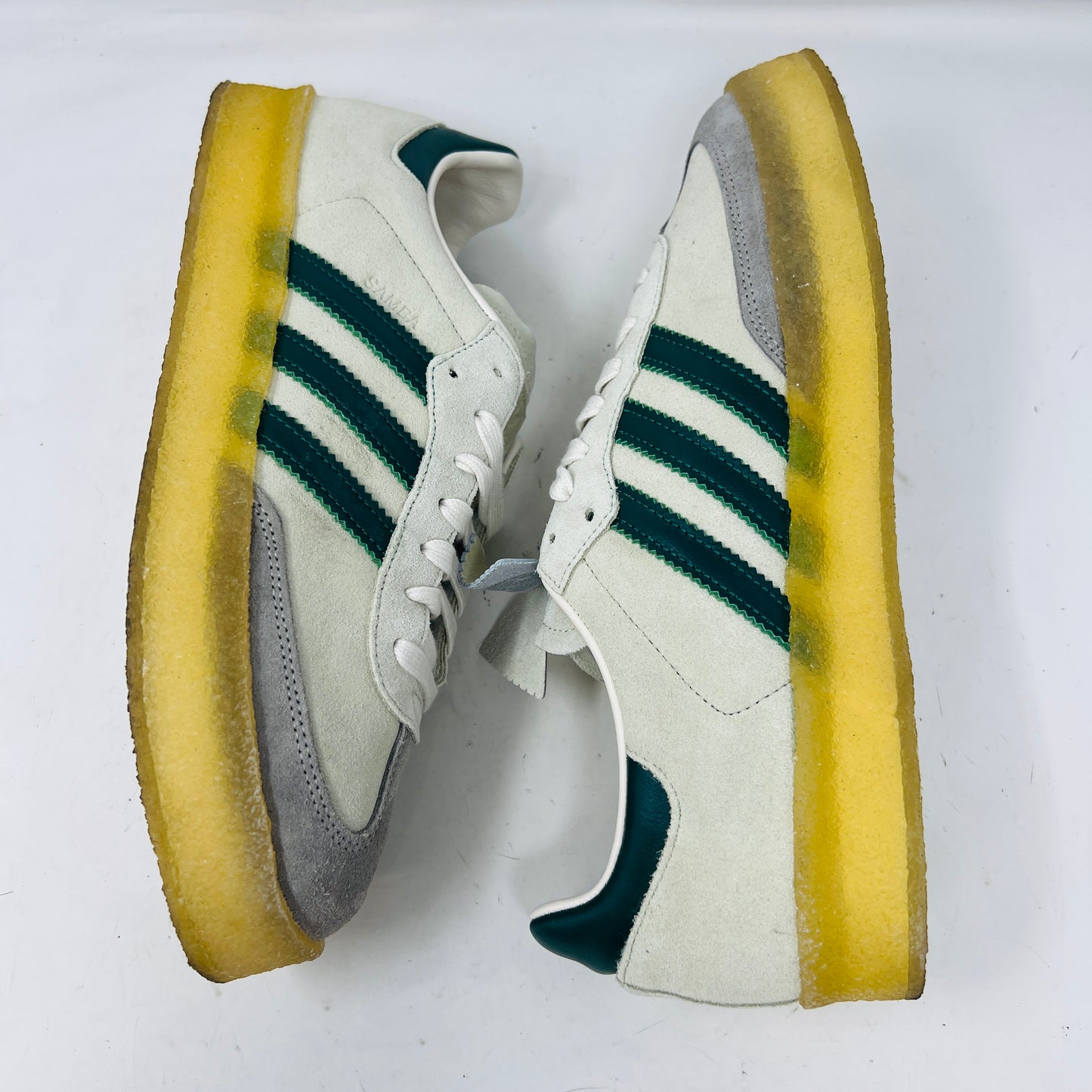 adidas Clarks 8th Street Samba by Ronnie Fieg Chalk White Green