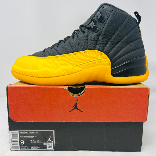 Jordan 12 Retro Black University Gold