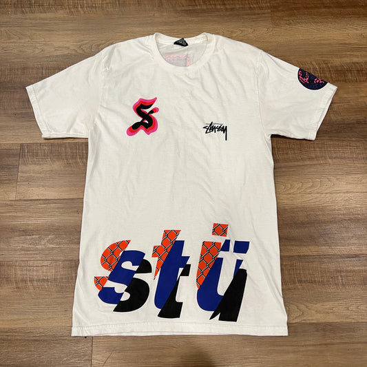 Stussy Back To Back Tee White