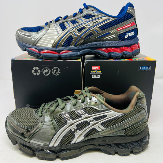 ASICS Gel-Kayano 12.1 Kith Marvel vs. Capcom Captain America vs. Guile Sealed Box (Comic Included)