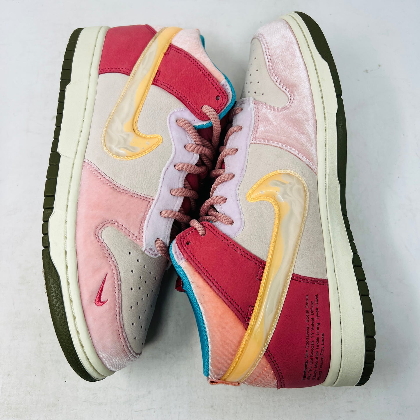 Nike Dunk Mid Social Status Free Lunch Strawberry Milk