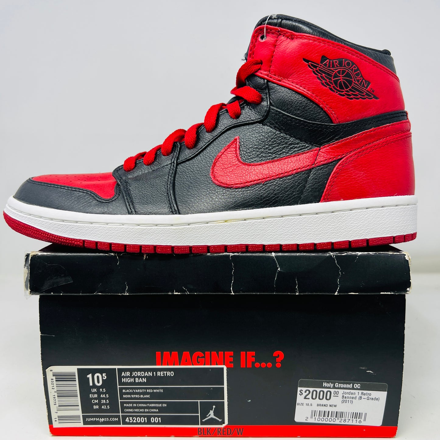Jordan 1 Retro Banned (B-Grade) (2011)