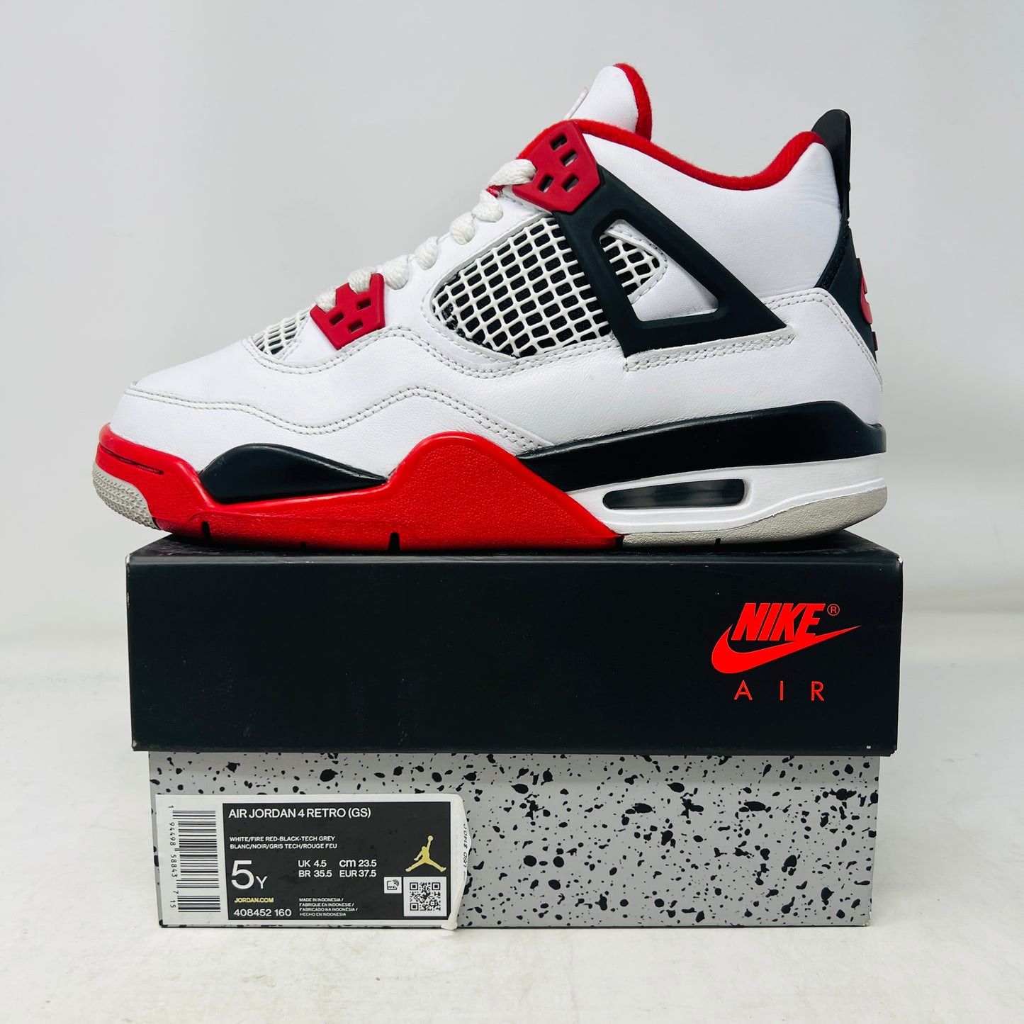 Jordan 4 Retro Fire Red (2020) (GS)