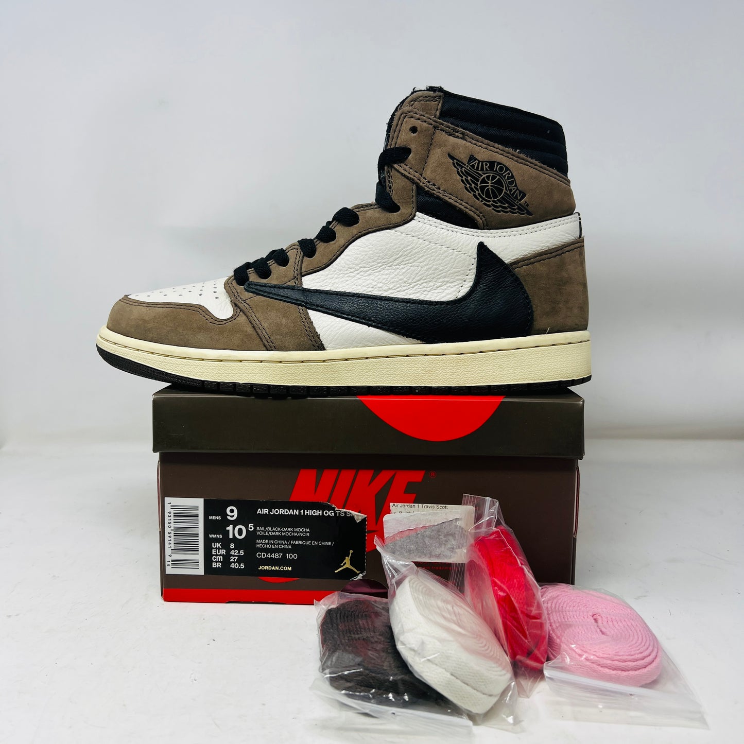 Jordan 1 Retro High OG SP Travis Scott Mocha
