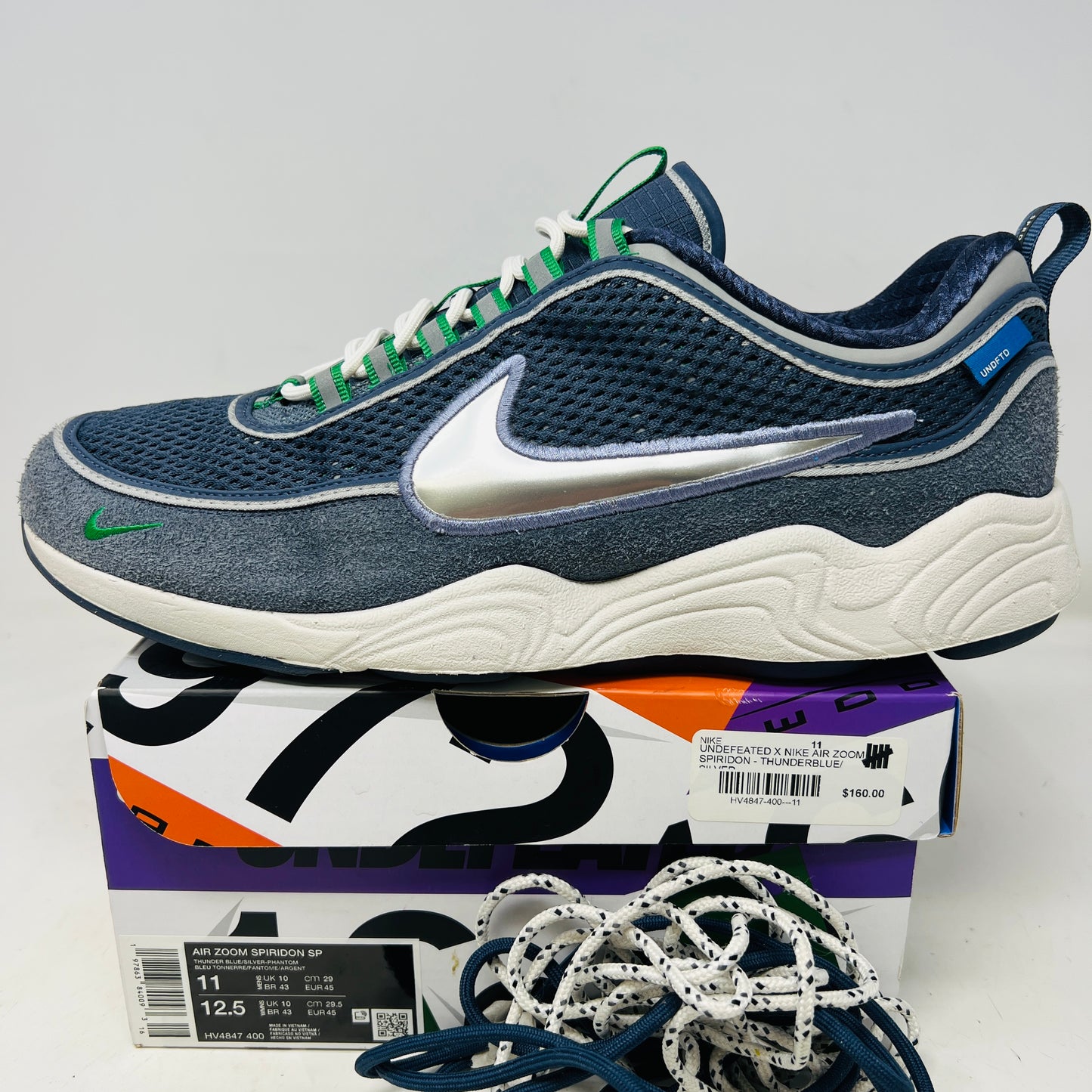 Nike Air Zoom Spiridon Undefeated Thunder Blue