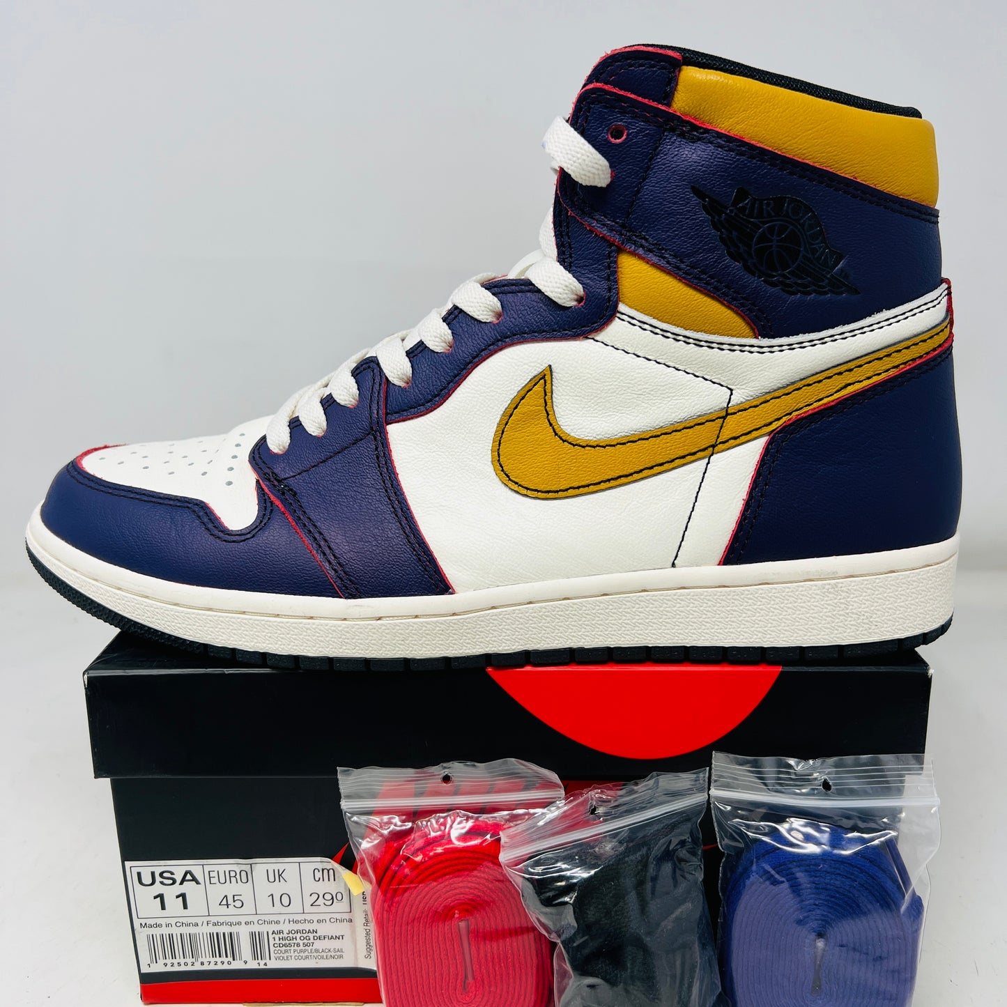 Jordan 1 Retro High OG Defiant SB LA to Chicago