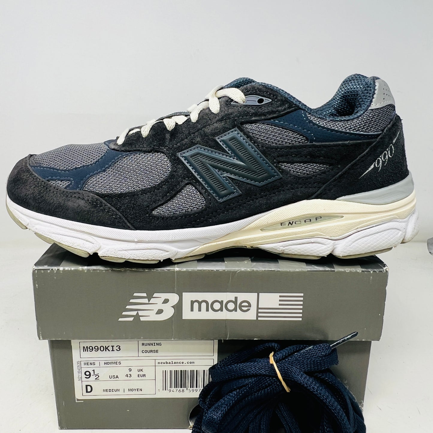 New Balance 990v3 MiUSA Kith Genesis