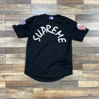 Supreme Yankees Baseball Jersey Black