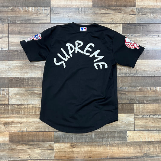 Supreme Yankees Baseball Jersey Black