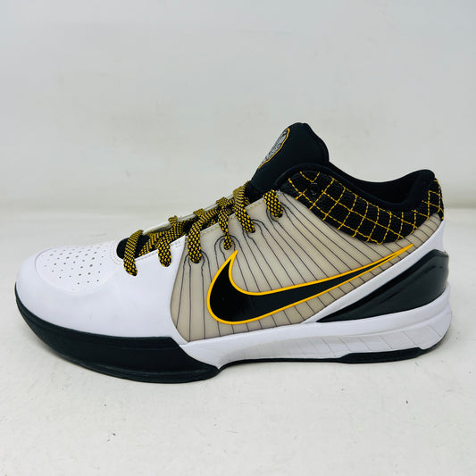 Nike Kobe 4 Protro White Black Del Sol