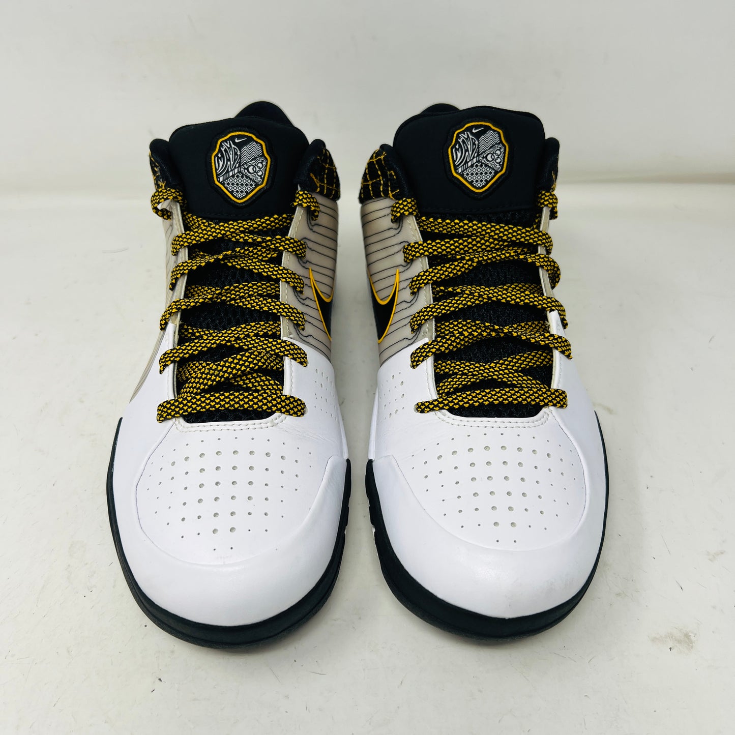 Nike Kobe 4 Protro White Black Del Sol