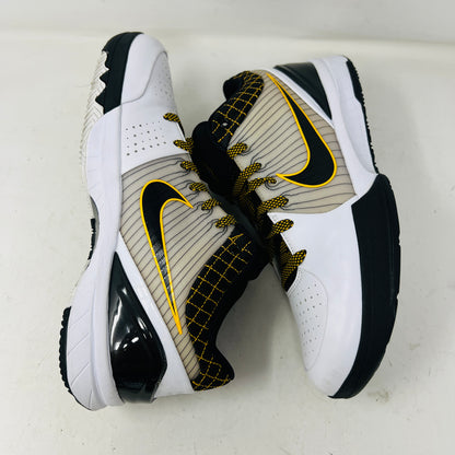 Nike Kobe 4 Protro White Black Del Sol