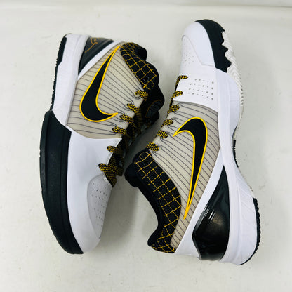 Nike Kobe 4 Protro White Black Del Sol