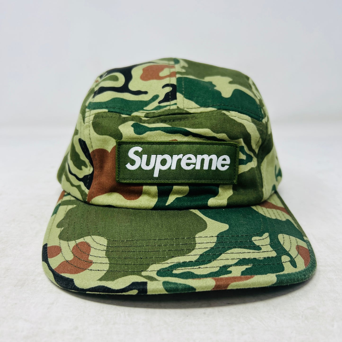 Supreme Ripstop Camp Cap Green Camo