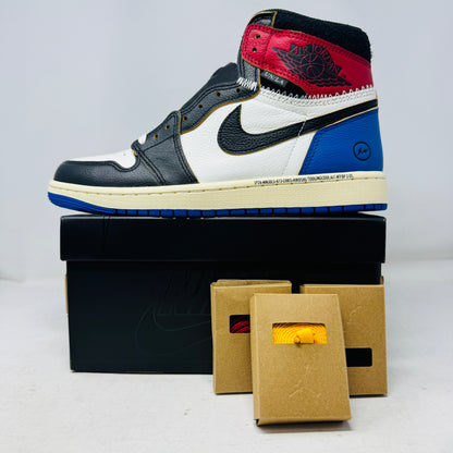 Jordan 1 Retro High OG SP Fragment x Union LA Varsity Red Sport Royal