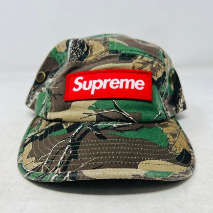 Supreme Military Camp Cap (FW22) Branch Olive Camo
