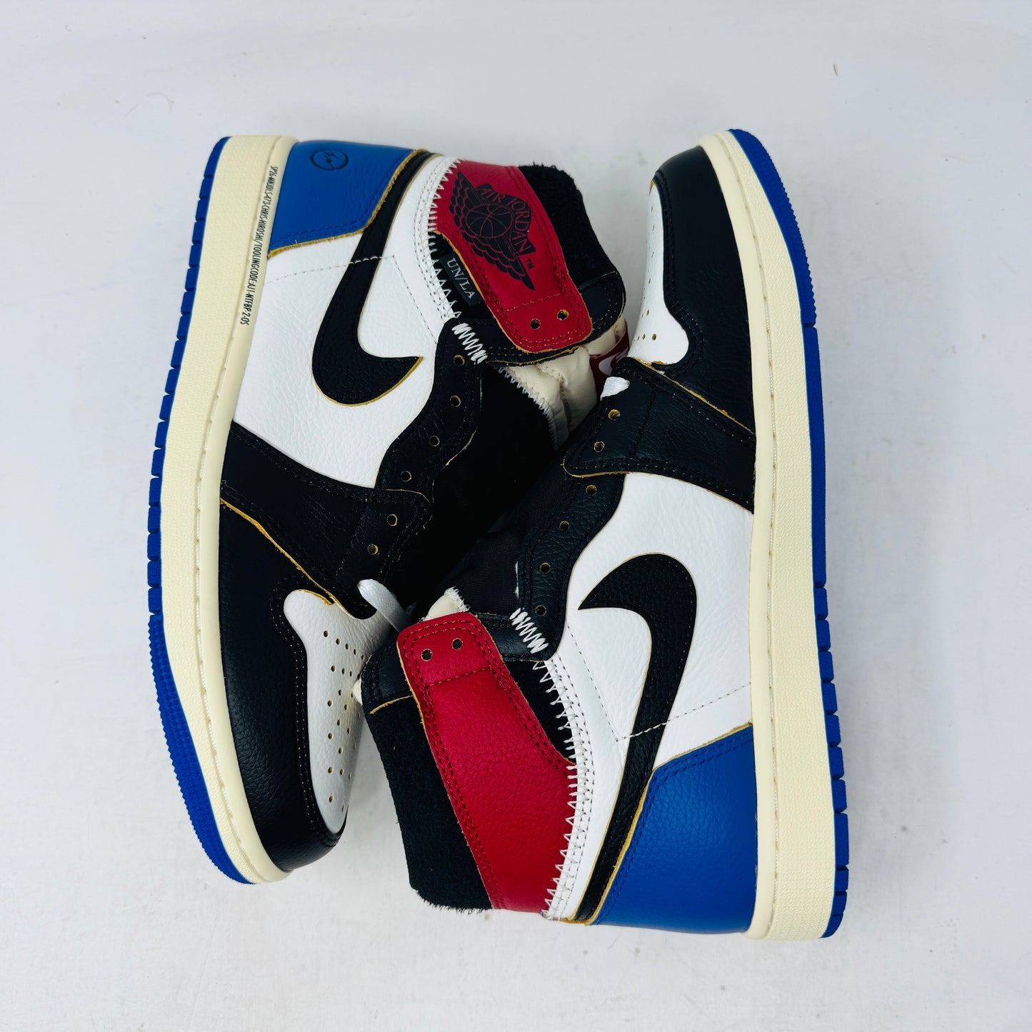 Jordan 1 Retro High OG SP Fragment x Union LA Varsity Red Sport Royal