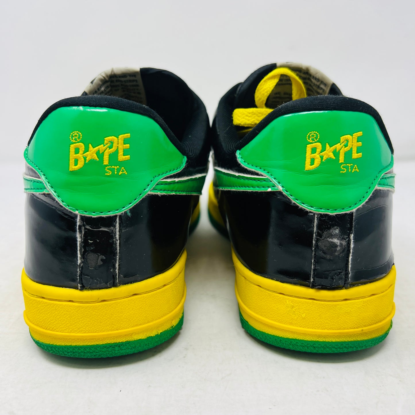 Bapesta FS-001 Low Green Black Patent