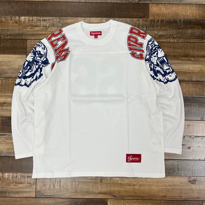 Supreme Mascot L/S Football Top White