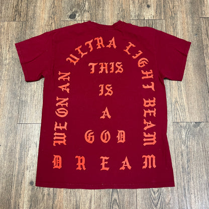 Kanye West The Life of Pablo T-shirt Burgundy