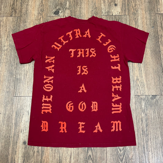 Kanye West The Life of Pablo T-shirt Burgundy