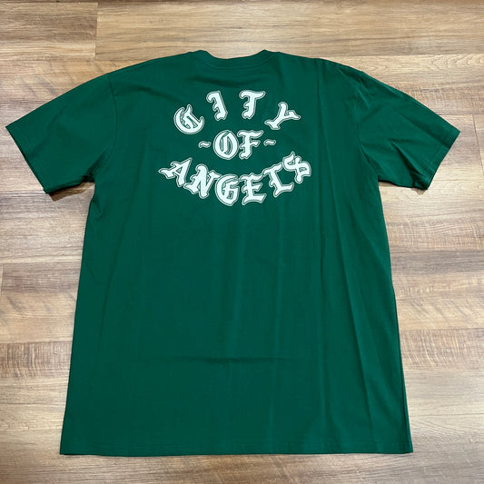 Born X Raised City of Angels T-Shirt Green
