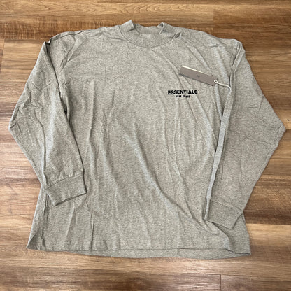 Fear of God Essentials Long-Sleeve Tee 'Dark Oatmeal'