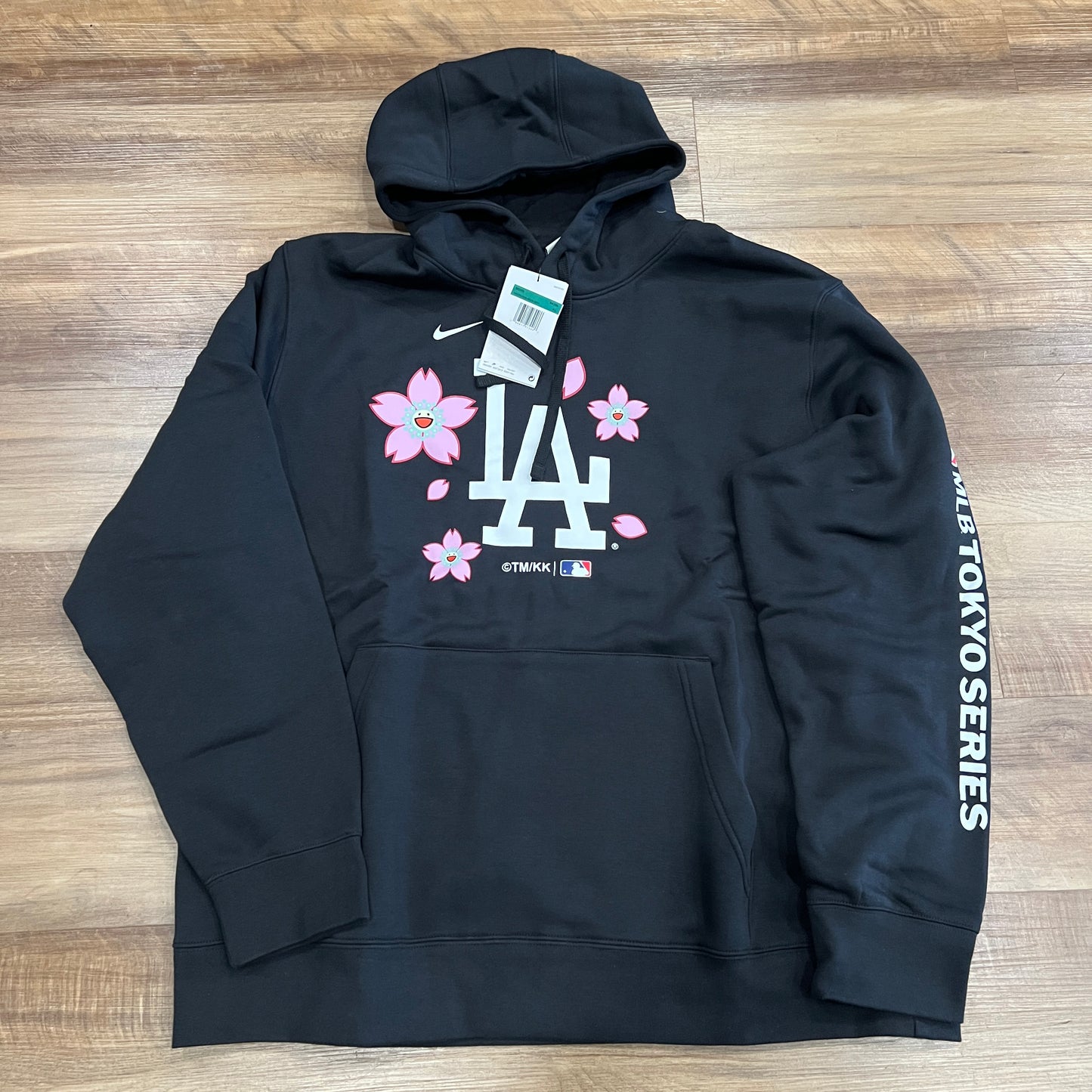 Nike x Takashi Murakami x MLB World Tour Tokyo Series 2025 Dodgers Hoodie Black