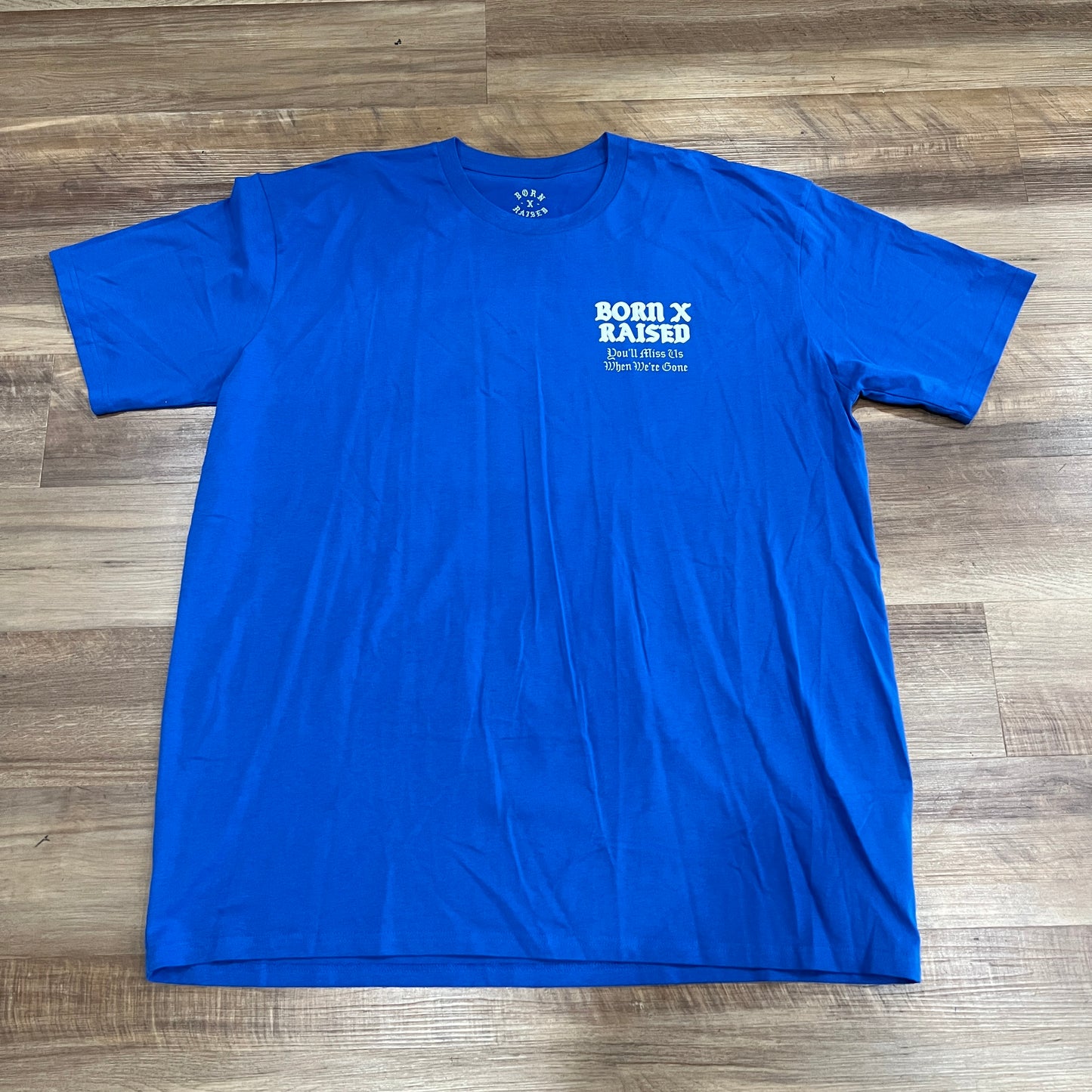 Born X Raised Stoned Angel Tee Royal Blue