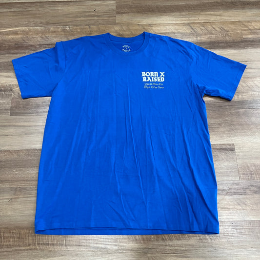 Born X Raised Stoned Angel Tee Royal Blue