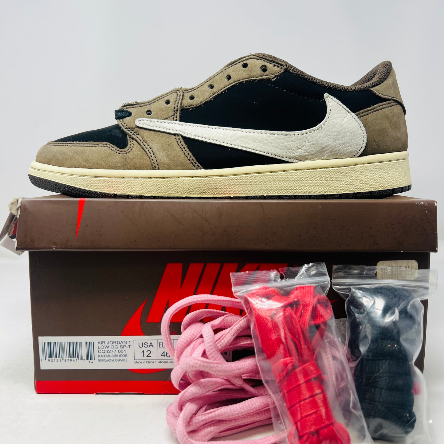 Jordan 1 Retro Low OG SP Travis Scott Mocha