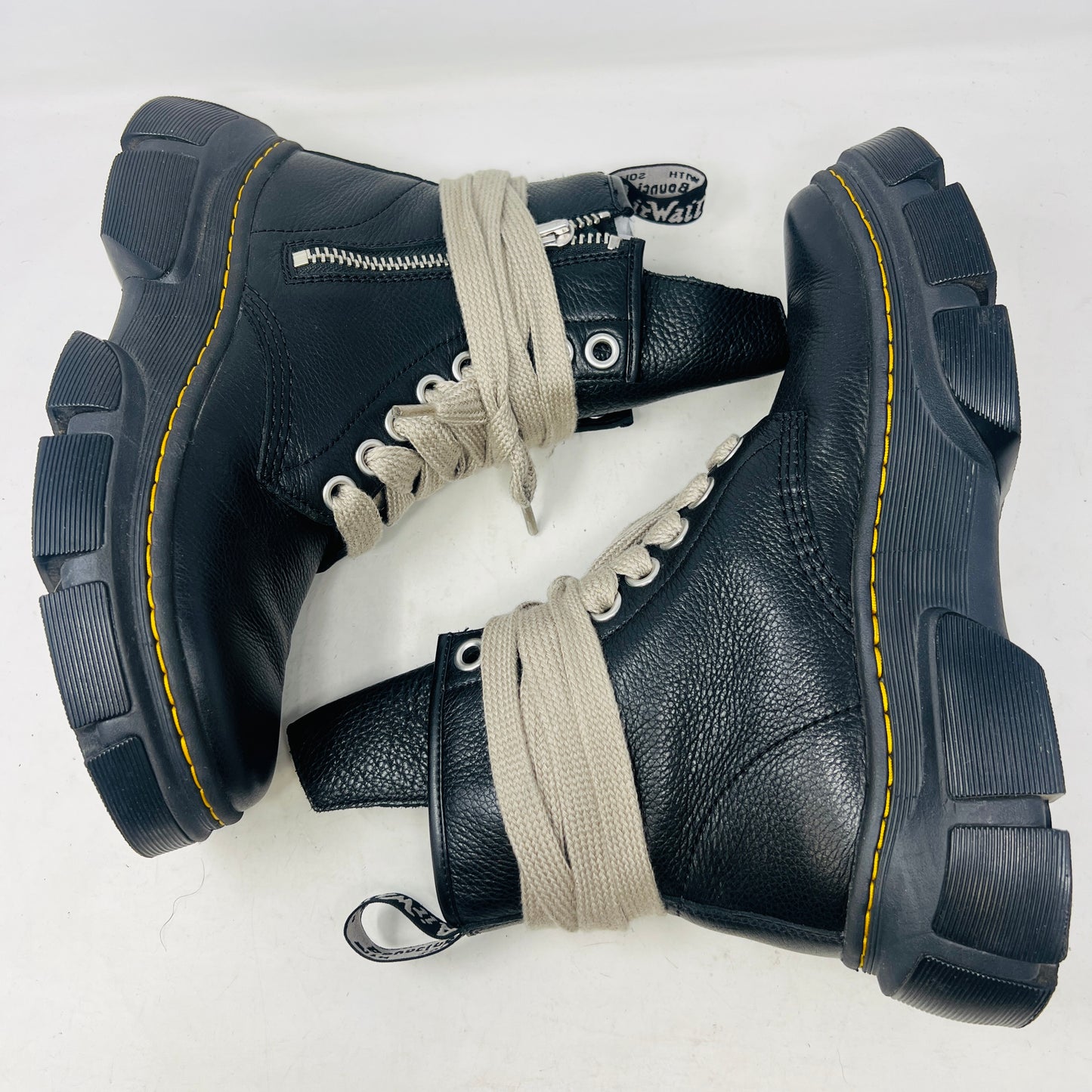 Dr. Martens 1460 DMXL Jumbo Lace Zip Boot Rick Owens Black