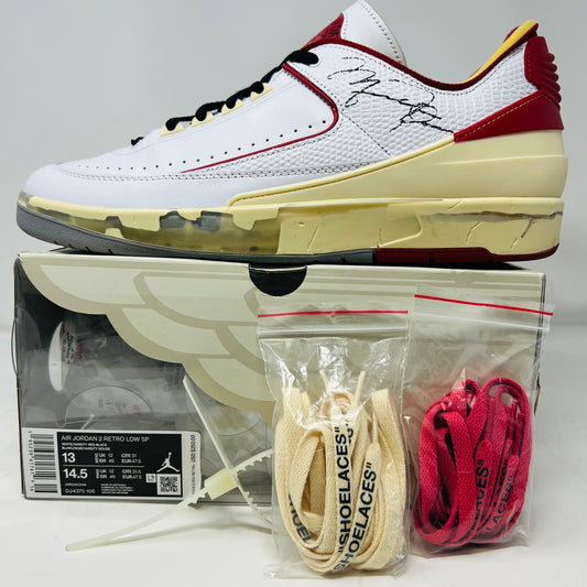 Jordan 2 Retro Low SP Off-White White Red