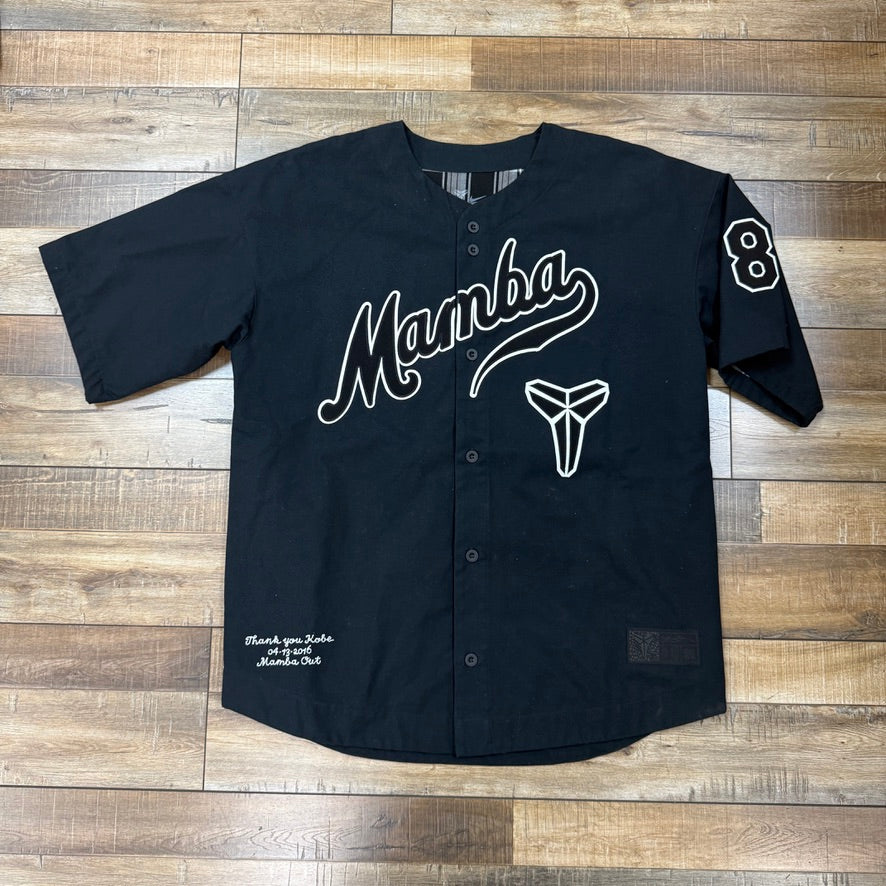 Nike Kobe Bryant Baseball Jersey Black
