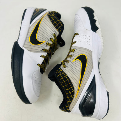 Nike Kobe 4 Protro White Black Del Sol