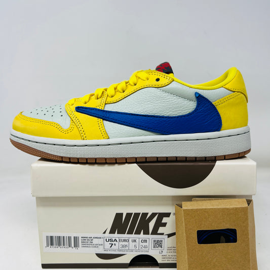 Jordan 1 Retro Low OG SP Travis Scott Canary (Women's)