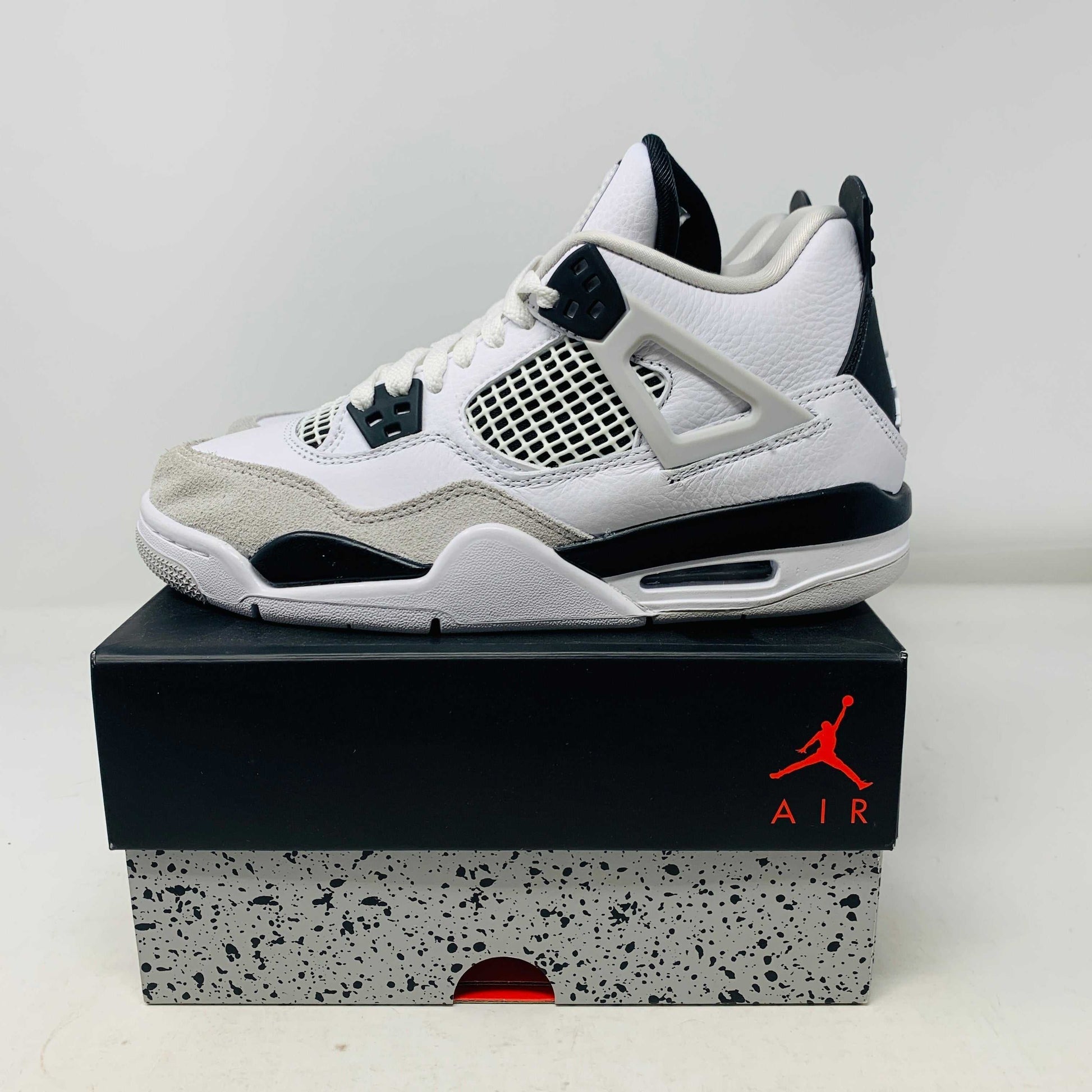 Jordan 4 Military Black GS sneakers brand new 2022 with good box condition