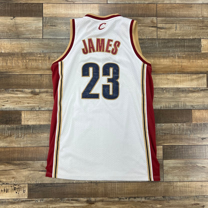 VTG Nike Cleveland Cavaliers Lebron James #23 Mesh Basketball Jersey
