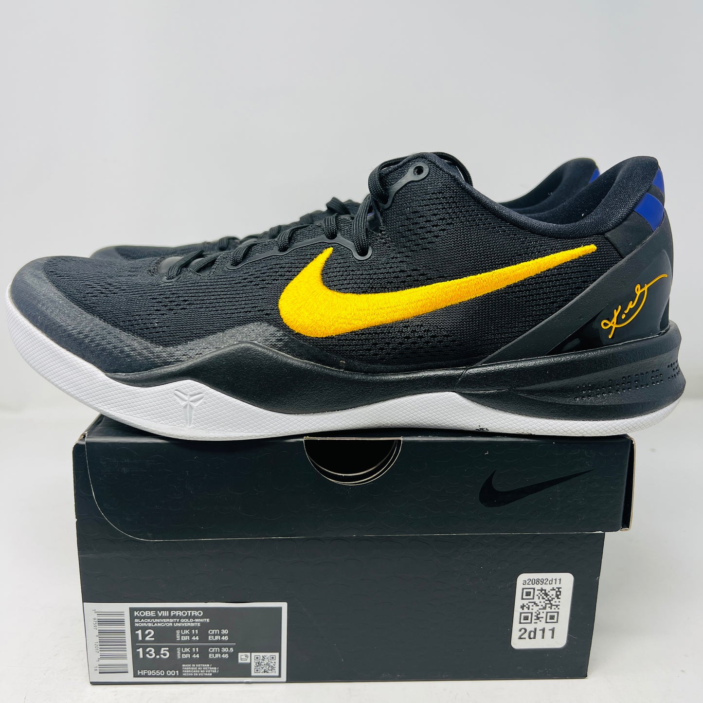 Nike Kobe 8 Protro Lakers Away