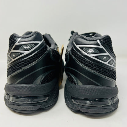 ASICS Gel-1130 Black Pure Silver sneaker on box, 2023 model.