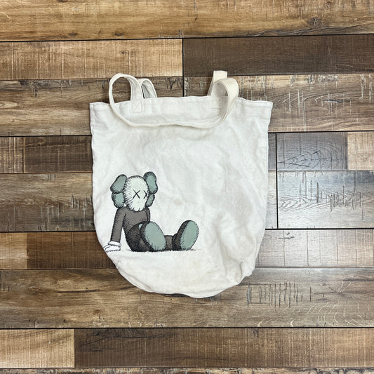 KAWS x Uniqlo Holiday Tote Bag Natural